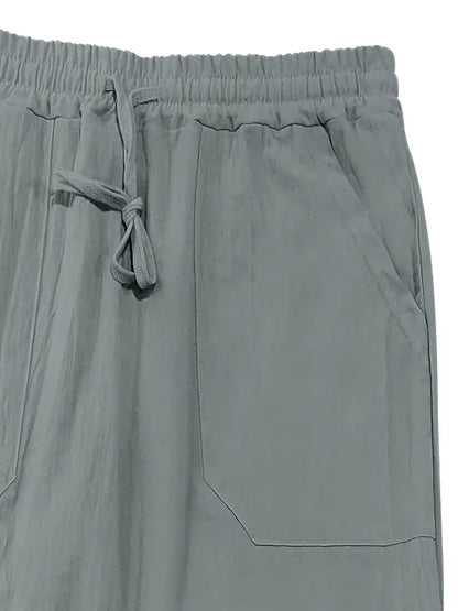 Linnen Herenbroek Casual Maes Zomerbroek Lichtgewicht