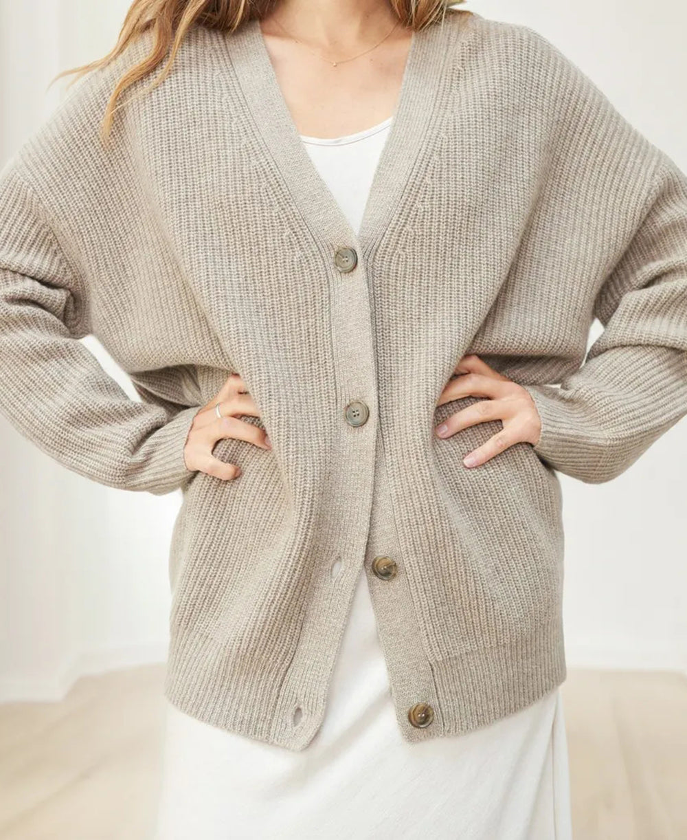 Kasjmier Vest Zacht Warme Cocon Stijl