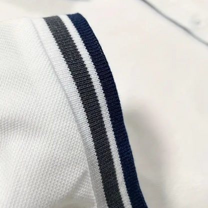 Witte Heren Polo Klassiek Elegant Tiberius