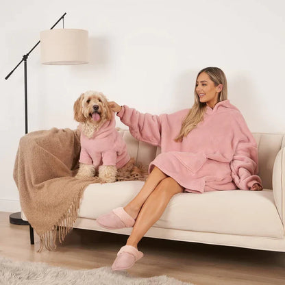 Honden Hoodie Set voor Baas en Hond Matching Kleding - Mode Vibes