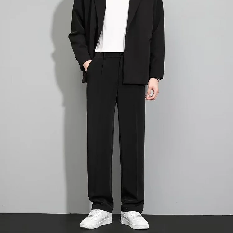 Comfortabele Heren Pantalon Wijd Model - Mode Vibes