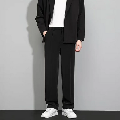 Comfortabele Heren Pantalon Wijd Model - Mode Vibes