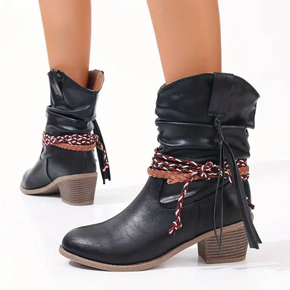 Cowboy Enkellaarsjes Western Stijl voor Dames