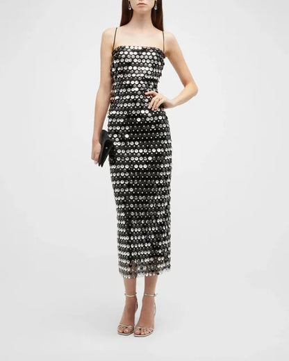 GlamourGodin Elegante Lange jurk