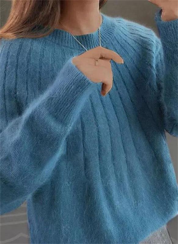 Dames Pullover Warme Beige Trui - Mode Vibes