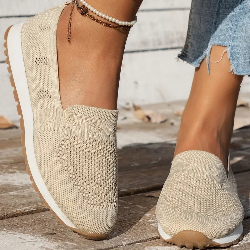 Loafers voor Dames Comfortabel en Luchtig Gebreid