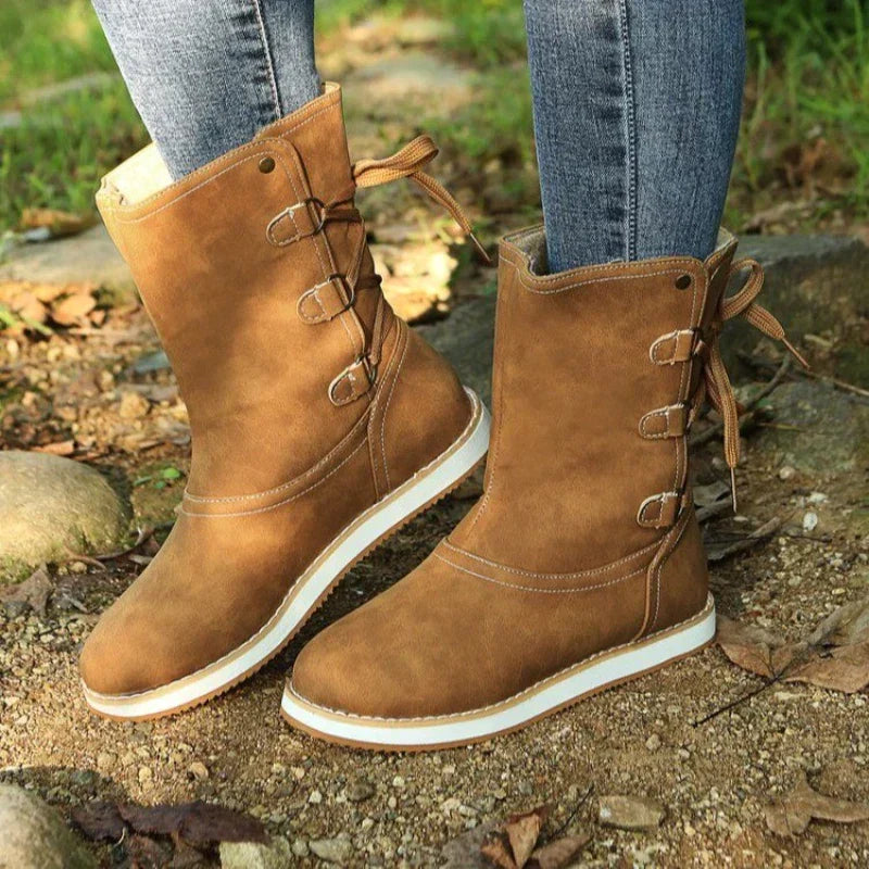 Dames Snowboots Reba Warm en Waterdicht - Mode Vibes