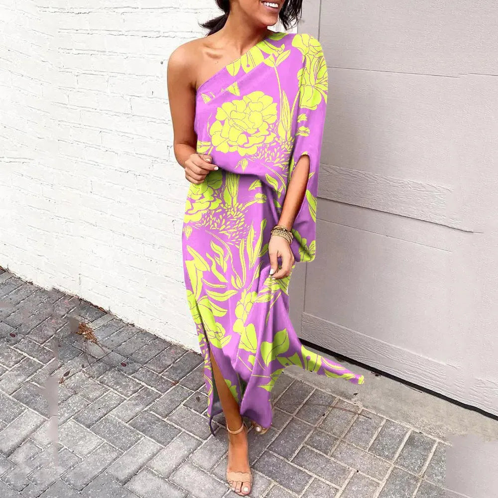 Dames Bloemige Maxi zomerjurk - Camille
