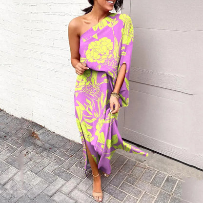 Dames Bloemige Maxi zomerjurk - Camille