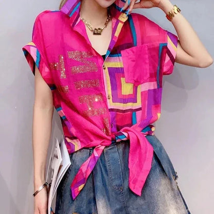 Zomerse Elegantie in een Blouse