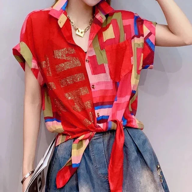Zomerse Elegantie in een Blouse