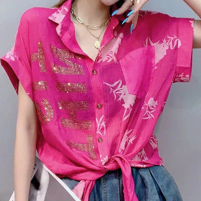 Zomerse Elegantie in een Blouse
