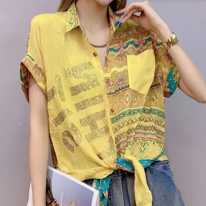 Zomerse Elegantie in een Blouse