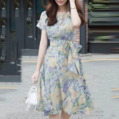 ModeZen's Bohemien Bloemenprint Jurk