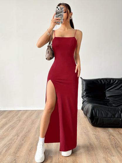 Dames Cami Casual Maxi Zomerjurk - Pamela