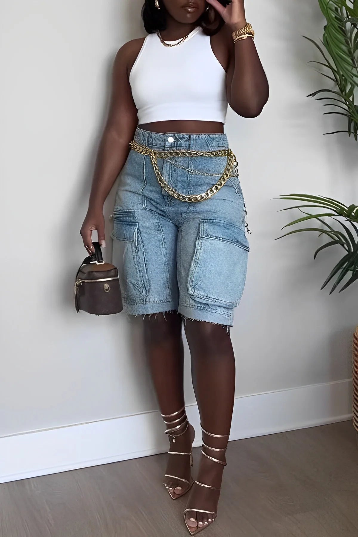 Dames Cargo Spijkershorts - Helena