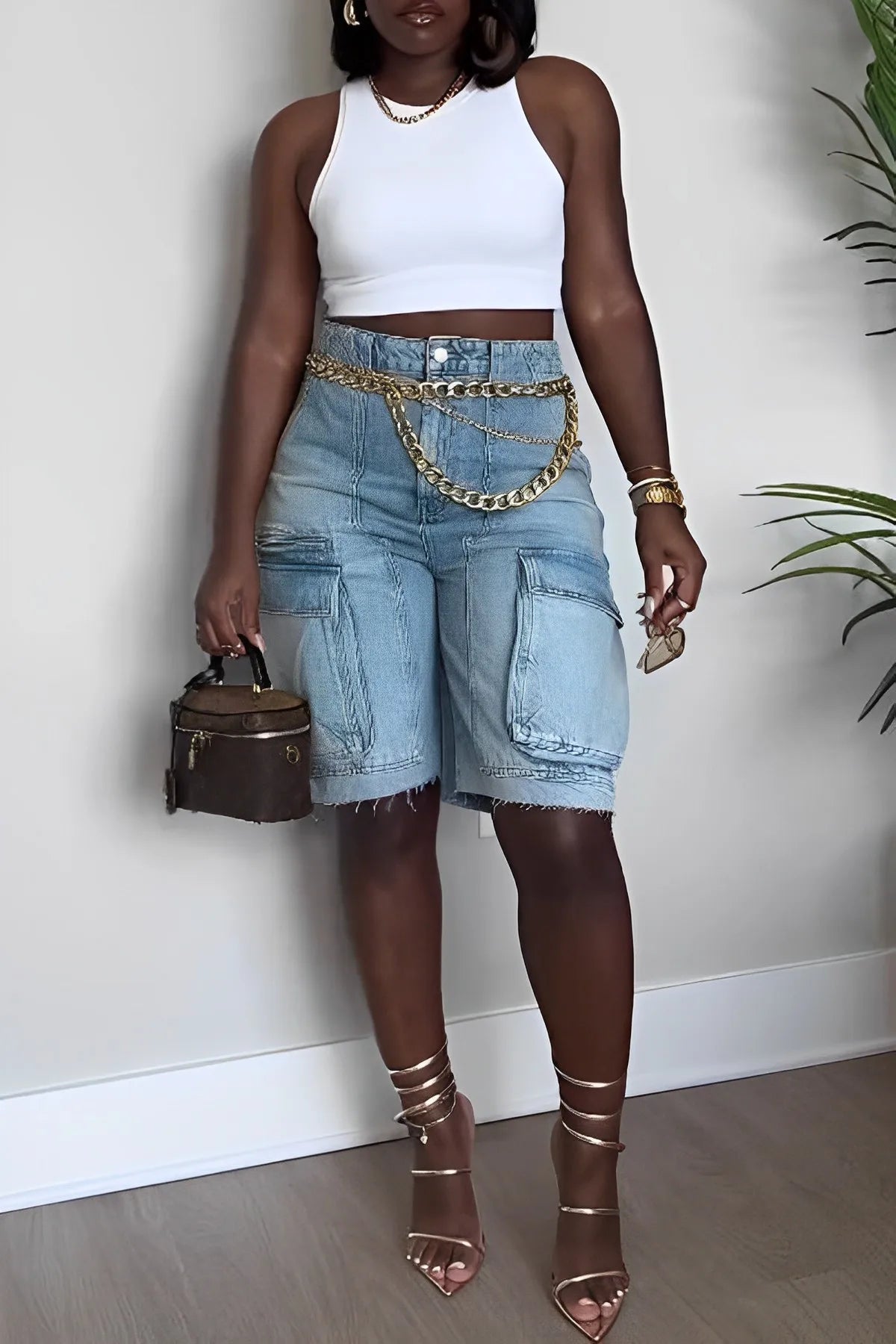 Dames Cargo Shorts Zomer Broek voor Vrouw - Mode Vibes
