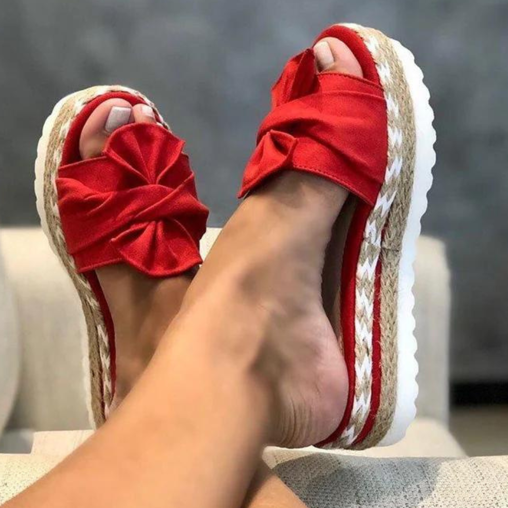 Dames Casual Bow Zomer Sandalen - Irene