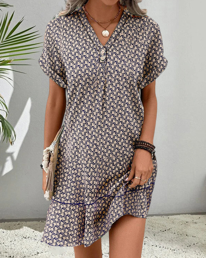 Dames Casual Mini Zomerjurk - Ava