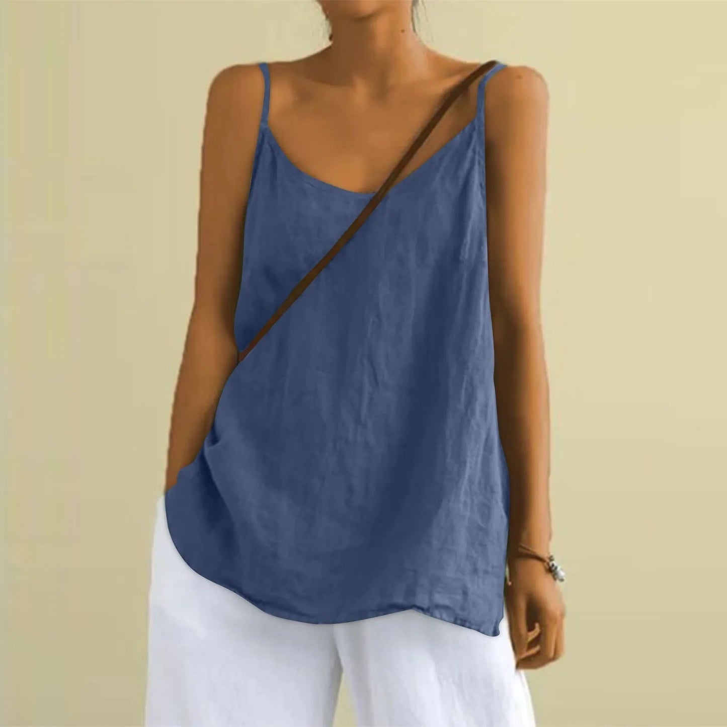 Dames Casual Mouwloze Top - Vera