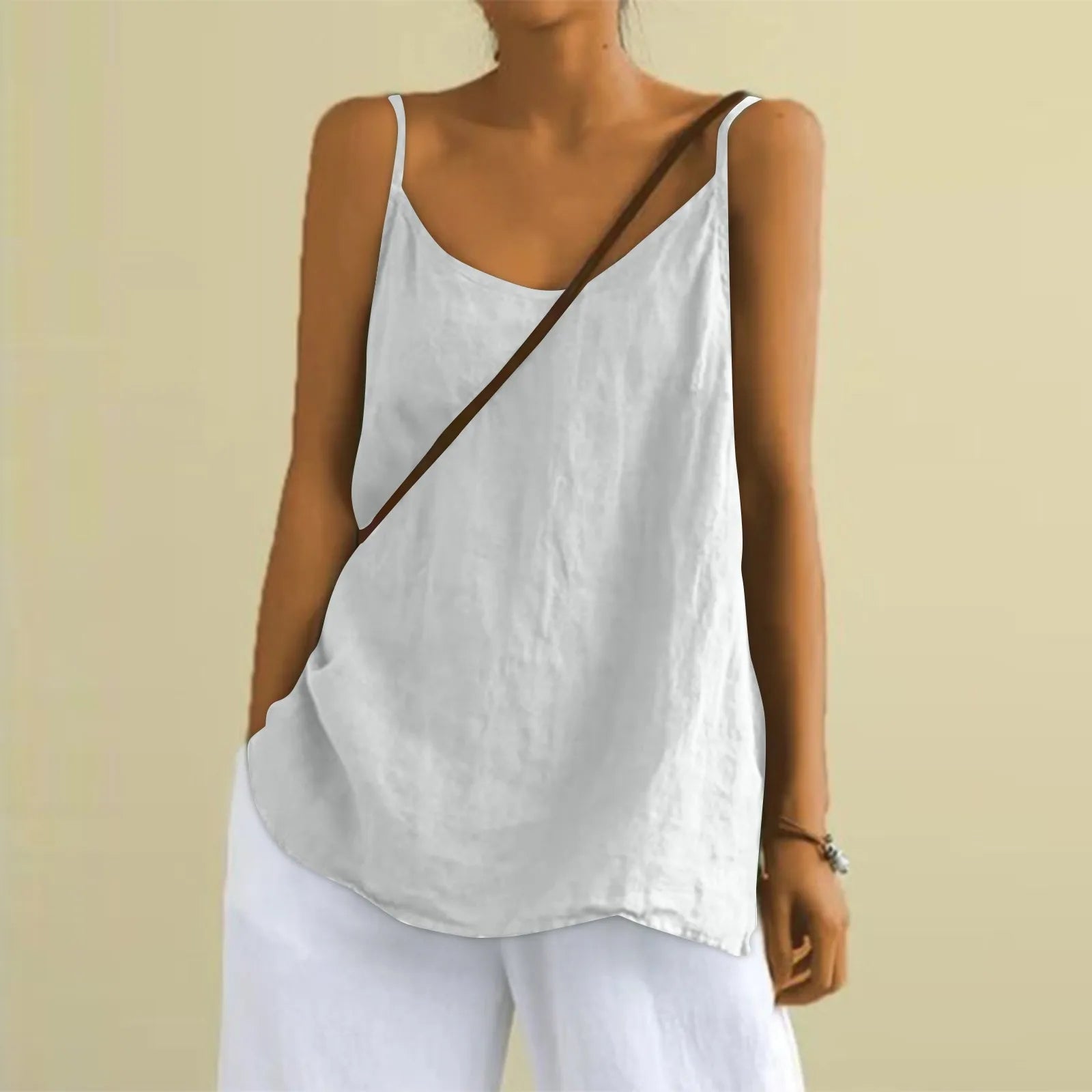 Dames Top Mouwloos Casual Zomer - Mode Vibes