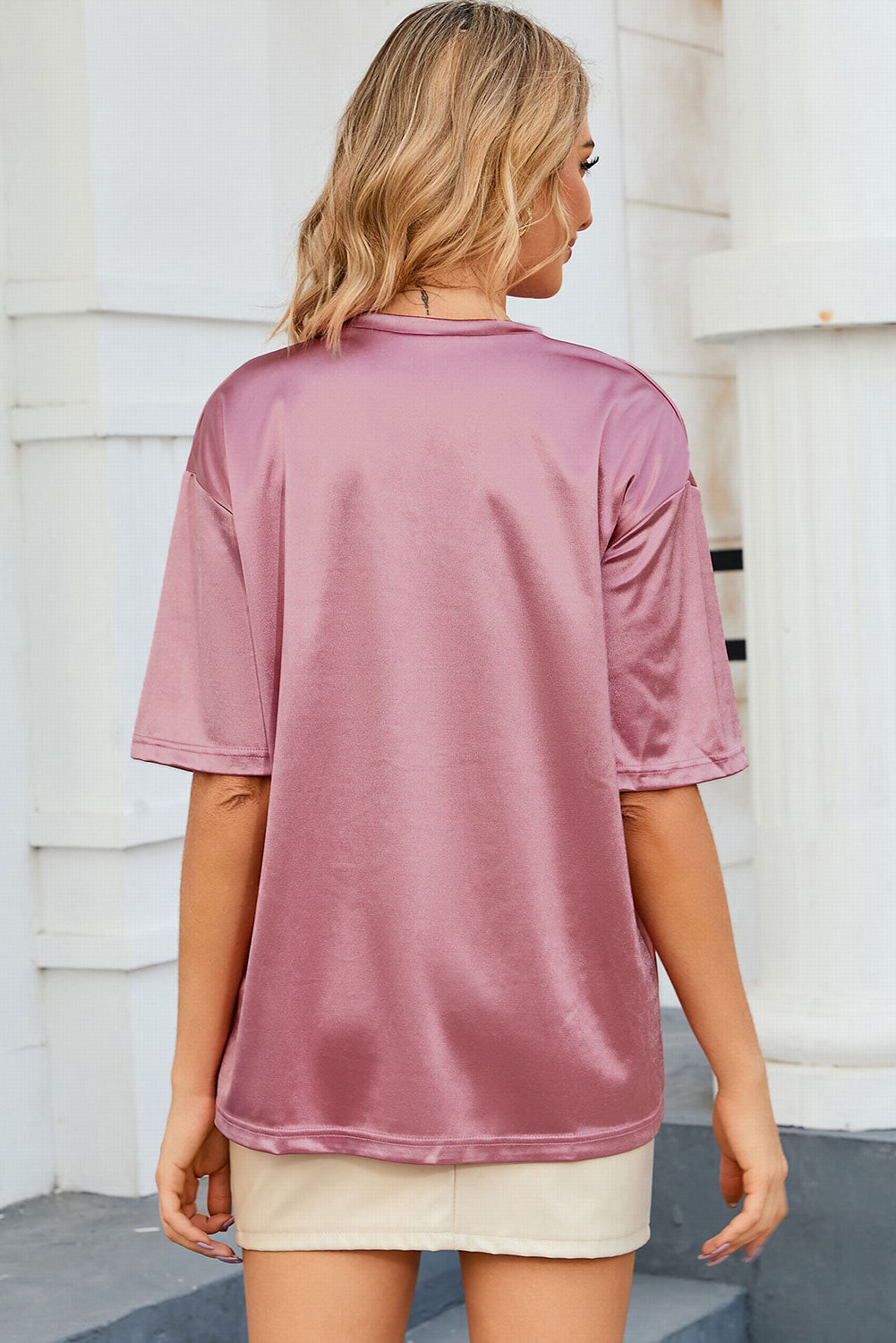 Dames Shirt Met Zak Casual Stijl - Mode Vibes