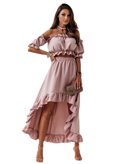 BelleFleur Lotus Leaf Two-Piece Set