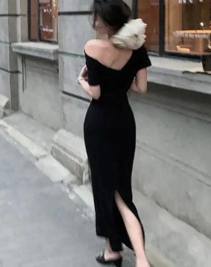 Maxi Jurk Off-Shoulder Trendy Zomerjurk voor Vrouw
