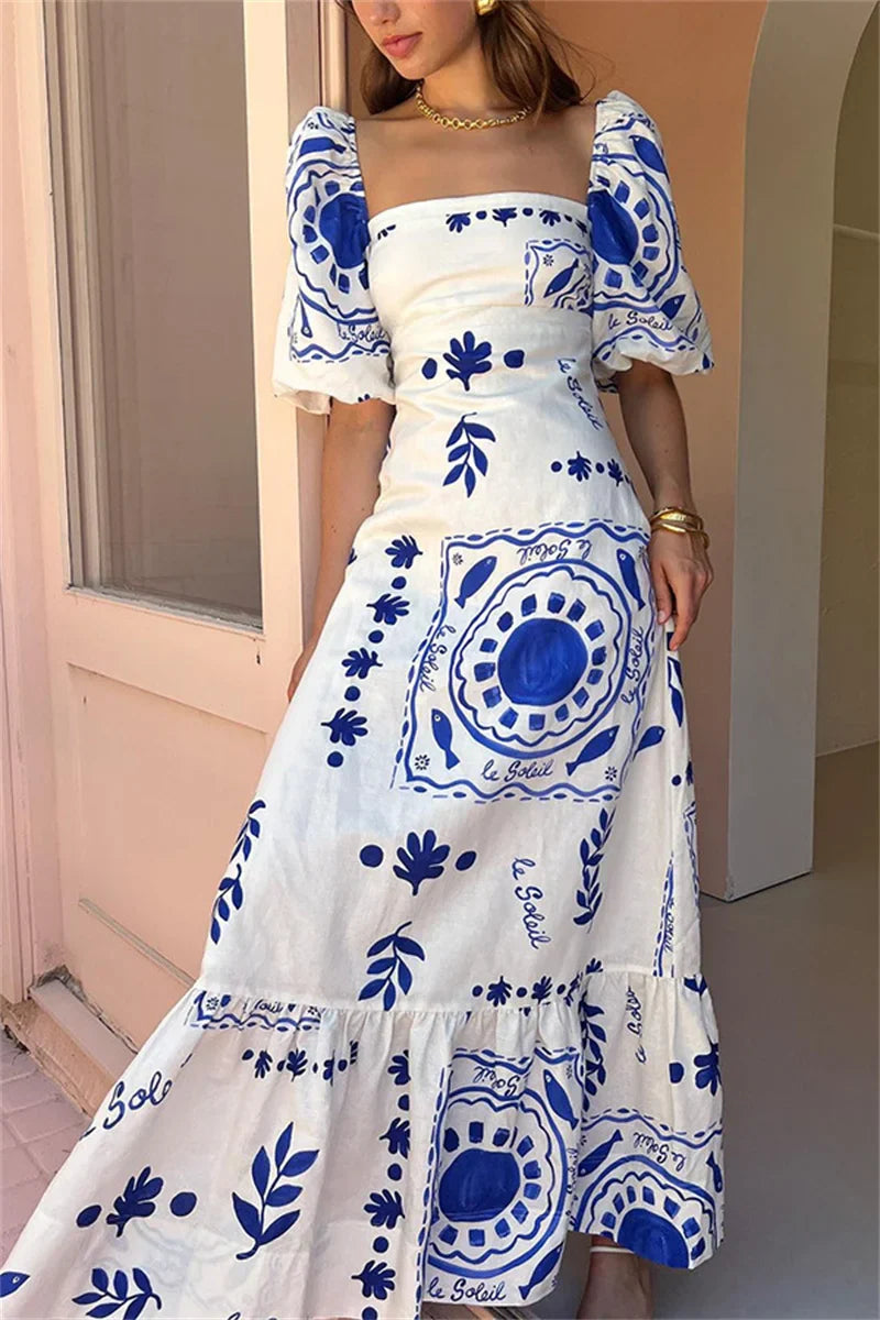 D'Leeter Elegantie Maxi Jurk