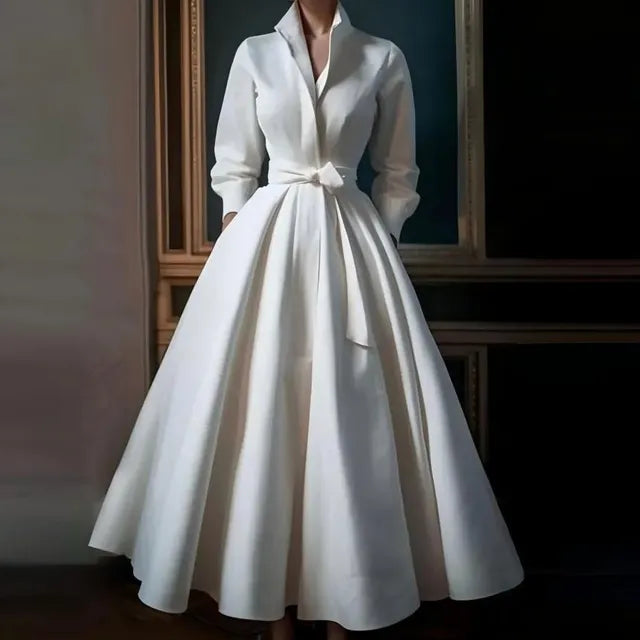 Dames Maxi Jurk Wit Elegante Zomerjurk Penelope - Mode Vibes