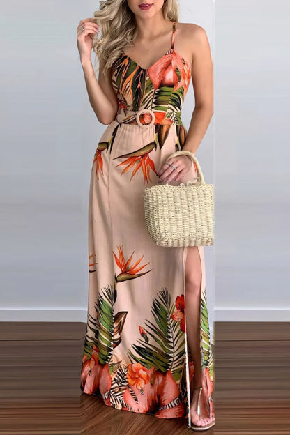 Dames Zomerjurk Floral Maxi Jurk voor Vrouw - Mode Vibes