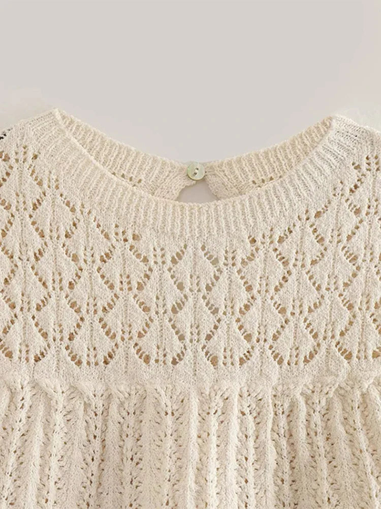 LunaFashion Zoete Zomerse Gebreide Set