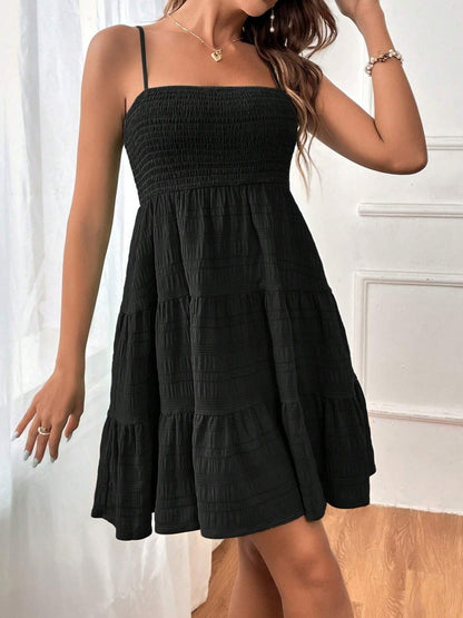 Dames Zomerjurk Geplooide Minirok Jurk voor Dame - Mode Vibes
