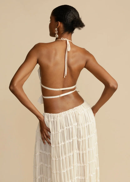 Dames Hawaï Top en Maxi Rok Set - Natasha