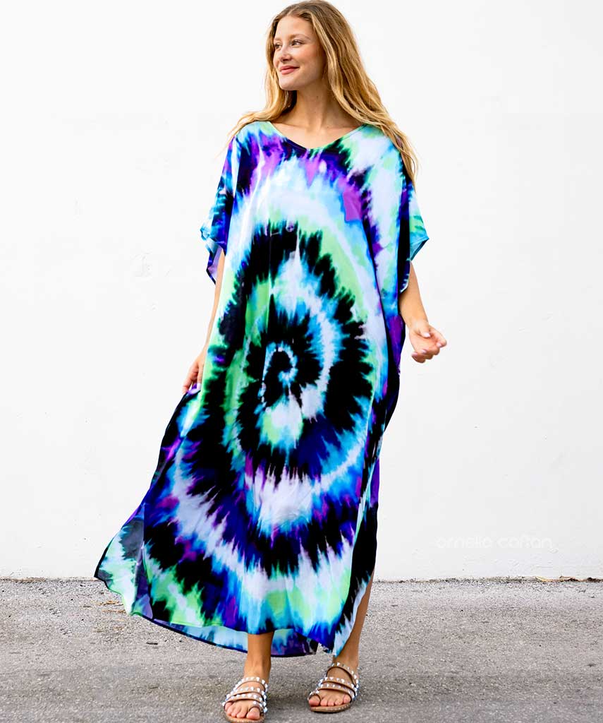 Dames Hawaiian Style Maxi Zomerjurk - Salve
