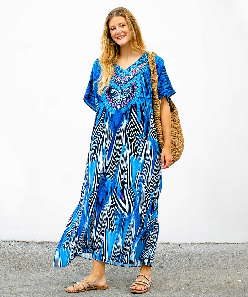 Dames Zomerjurk Hawaiian Stijl Maxi Jurk - Mode Vibes