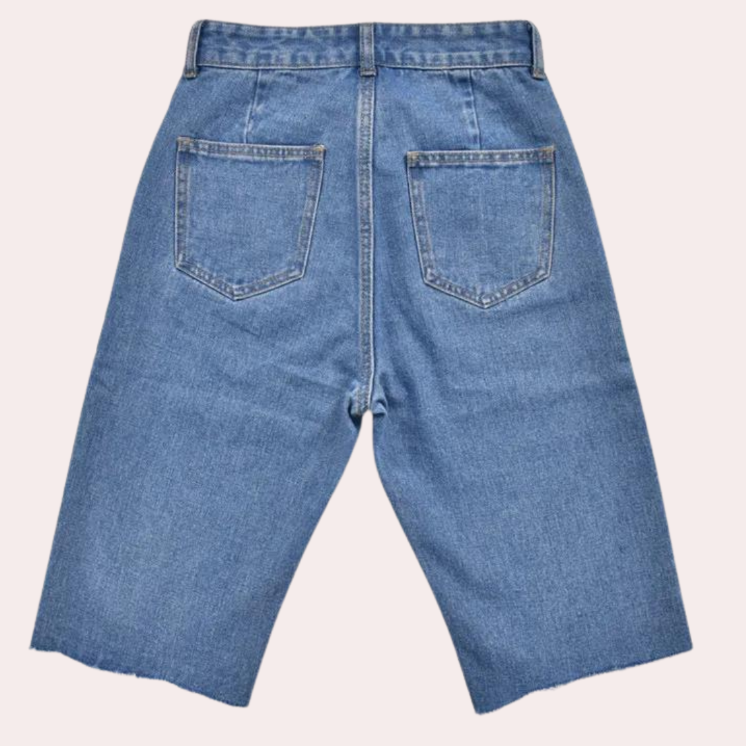 Dames Hoge Taille Casual Shorts - Dora