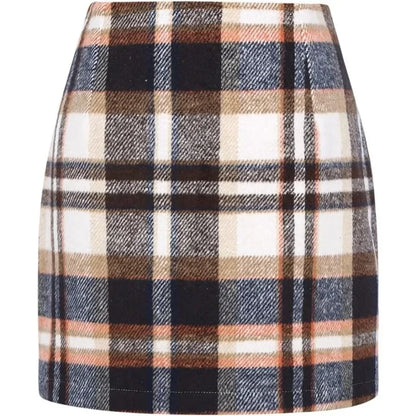 ChicCharm Dames Geruite Bodycon Rok