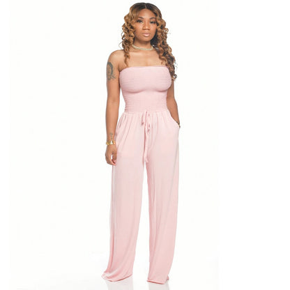 Dames Jumpsuit Off-Shoulder Jurk Zomerse Stijl - Mode Vibes