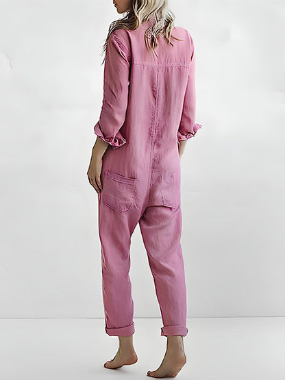 Dames Jumpsuit met Lange mouwen - Sanne