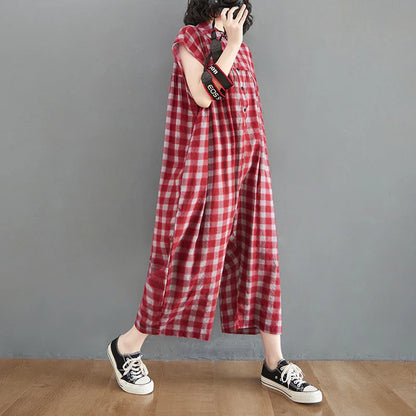 ChicMode's Elegante Plaid Jumpsuit