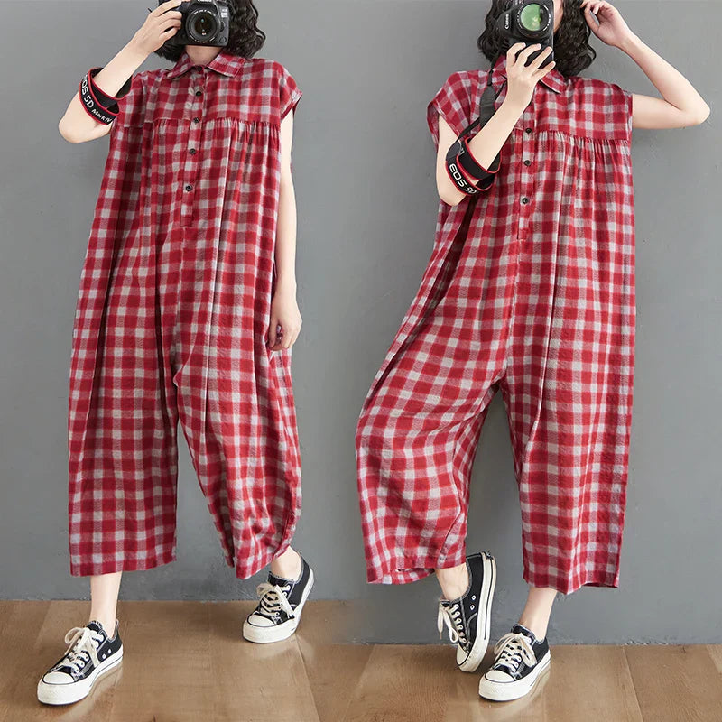 ChicMode's Elegante Plaid Jumpsuit