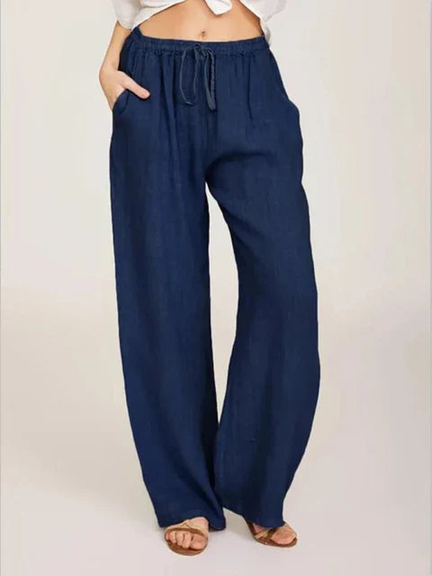 ZomerGlow Katoenen Linnen Broek
