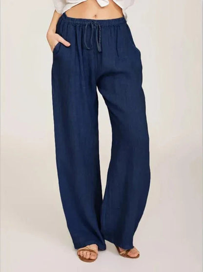 ZomerGlow Katoenen Linnen Broek