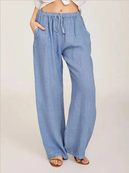 ZomerGlow Katoenen Linnen Broek