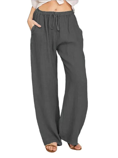 ZomerGlow Katoenen Linnen Broek