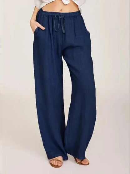 ZomerGlow Katoenen Linnen Broek