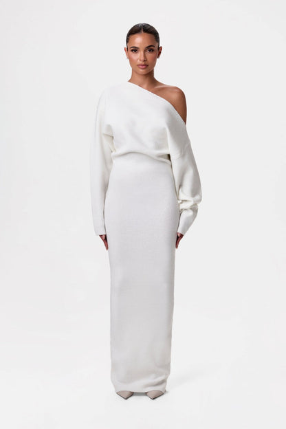 Dames Lange Mouwen Maxi Gala Jurk - Diora