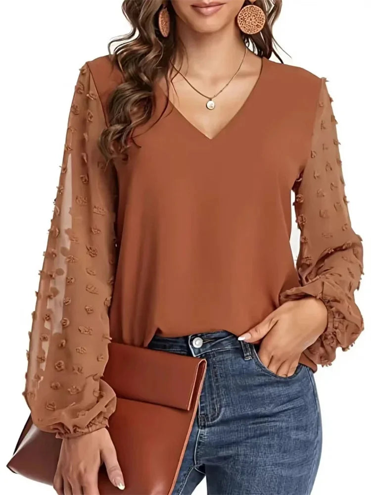 Lente Zomer Stijlvolle Blouse Vrouwen