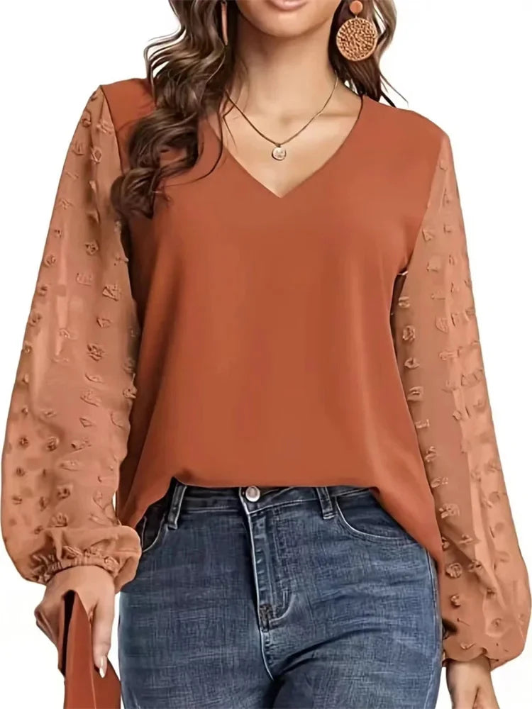 Lente Zomer Stijlvolle Blouse Vrouwen